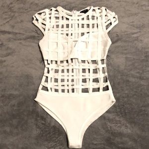 One-Piece Cutout Bandage Swimsuit